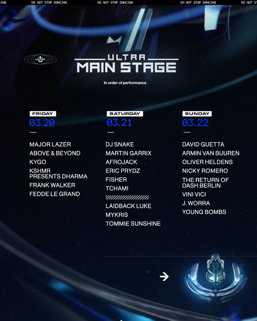UMF 2020 main stage